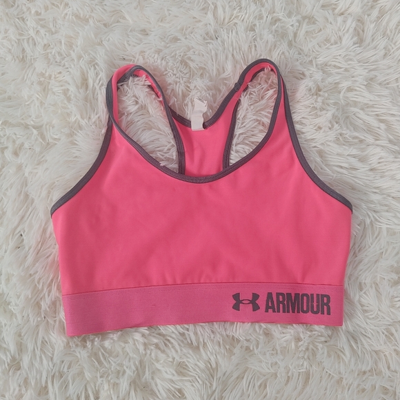 Under Armor hot pink sports bra - Picture 1 of 2